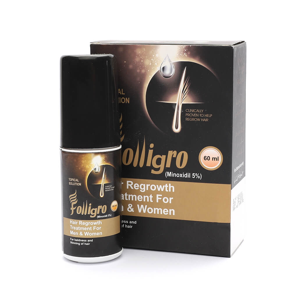 FOLLIGRO 5% TOPICAL SOLUTION 60ML