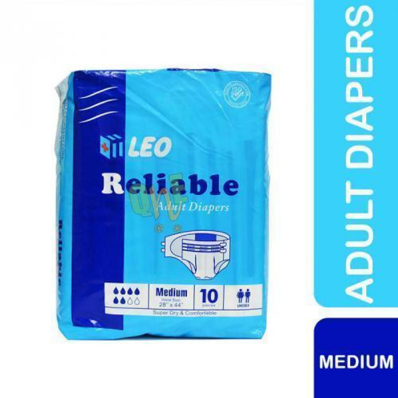 LEO ADULT DIAPER MEDIUM 10S