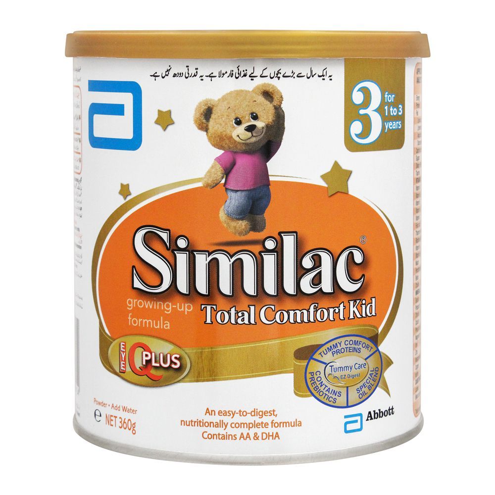 SIMILAC TOTAL COMFORT KID 3 360GM TIN