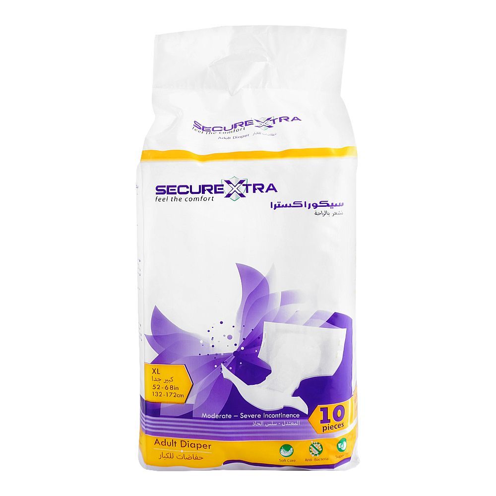 SECURE XTRA ADULT DIAPER XL