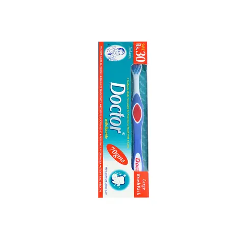 DOCTOR TOOTHPASTE WITH BRUSH  65GM