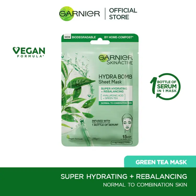 SHEET MASK GREEN TEA 28G