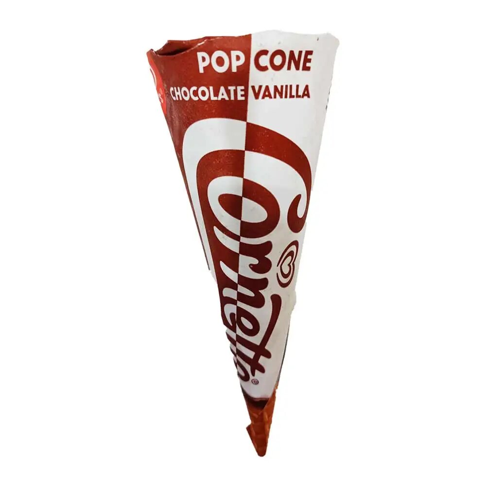 POPCONE CHOCOLATE VANILLA X24