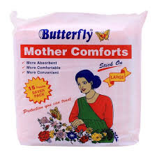 BUTTERFLY MOTHER COMFORTS 15 PIECES 