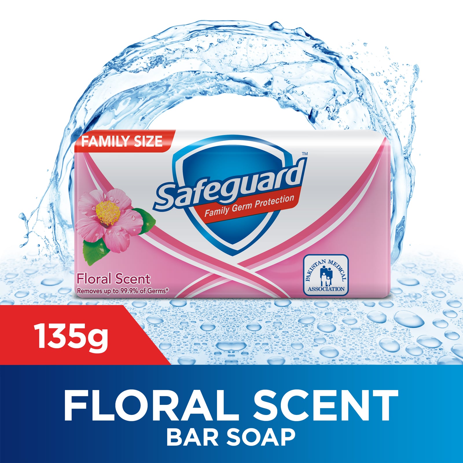 SAFEGUARD FLORAL SCENT SOAP 125GM