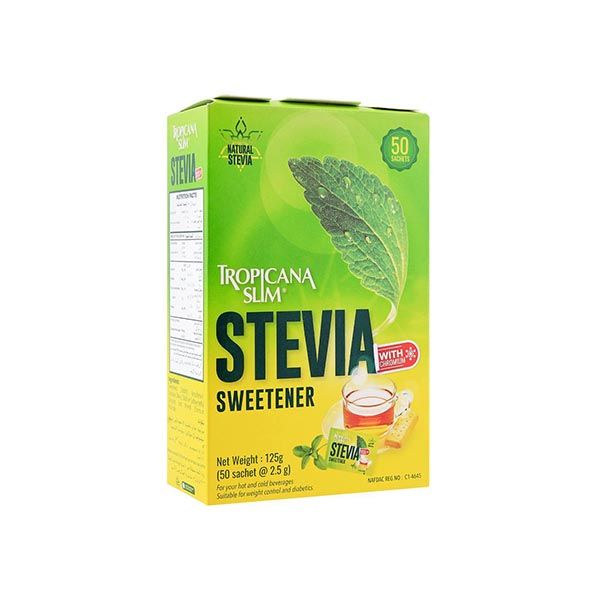 TROPICANA SLIM STEVIA SWEETENER 125GRAM