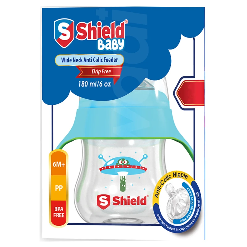 WIDE NECK ANTI COLIC FEEDER 180ML