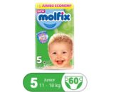 Order Molfix Baby Diaper Junior Jumbo Packs Size 5 (60 pcs) Online At Best Price In Pakistan